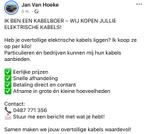 IK KOOP UW KABELS OP, Ophalen