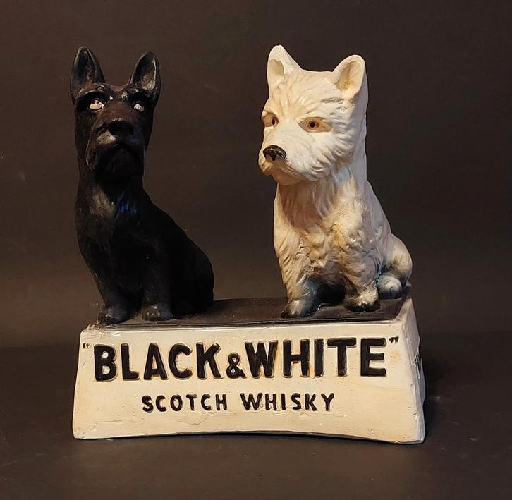 Platre Black & White Buchanan's Scotch whisky, Collections, Marques & Objets publicitaires, Utilisé, Autres types, Enlèvement ou Envoi