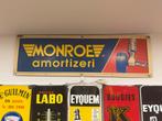 MONROE oud reclamebord, Verzamelen, Ophalen of Verzenden, Gebruikt, Reclamebord