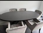 Eettafel en 6 stoelen, Maison & Meubles, Salles à manger complètes, Enlèvement, Comme neuf