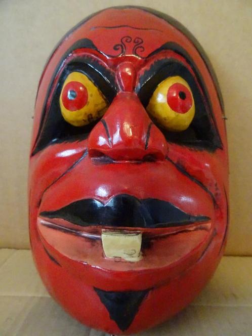 Masker Indonesië Bali masker Bali Groot houten masker 1960, Antiek en Kunst, Kunst | Niet-Westerse kunst, Ophalen of Verzenden