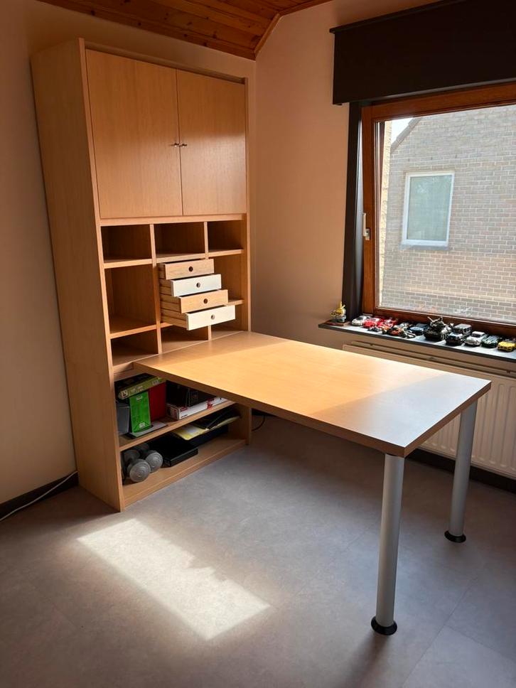 Kast met bureau, Huis en Inrichting, Bureaus, Gebruikt, Bureau, Ophalen