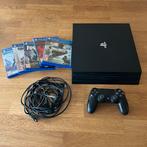 PlayStation PS4 Pro 1 TB + 1 controller + 5 games, Games en Spelcomputers, Spelcomputers | Sony PlayStation 4, Met games, Ophalen of Verzenden