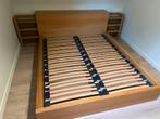Tweepersoonsbed + lattenbodems + bijhorende kastjes, Huis en Inrichting, Ophalen, Zo goed als nieuw