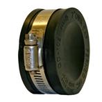 Eindkap endcap 2" 60mm-53mm met RVS klem, Ophalen of Verzenden, Nieuw, Vijverpomp