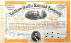 Northern Pacific Railroad Company 1881, Postzegels en Munten, Aandelen en Waardepapieren, Certificaat van aandeel, Ophalen of Verzenden
