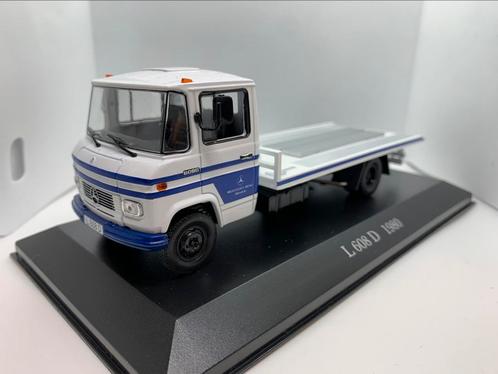 Mercedes-Benz L608D (Typ T2) sleepwagen 1980 - Ixo, Hobby en Vrije tijd, Modelauto's | 1:43, Nieuw, Auto, Overige merken, Ophalen of Verzenden