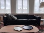 Cassina Duc 405 Sofa – Mario Bellini – Zwart Leder, Ophalen, Gebruikt, Driepersoons, Rechte bank