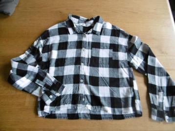 winter hemd blouse, meisjes, maat 152. H&M, Enlèvement ou Envoi, H&M