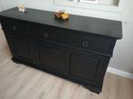 Buffet en teck noir, longueur 170 cm, Maison & Meubles, Enlèvement, Comme neuf