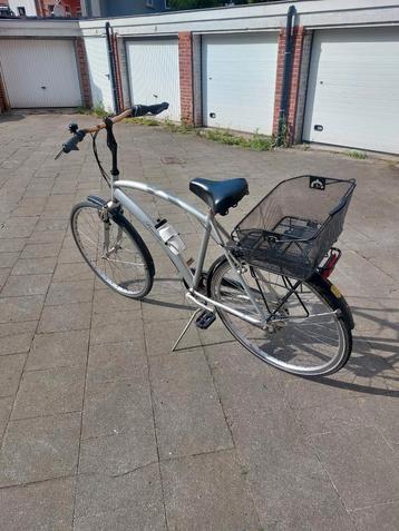 Stadsfiets voor dames en heren, maat XL, Fietsen en Brommers, Ophalen, Gebruikt, Aluminium