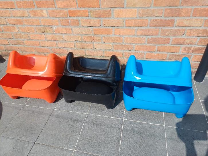 meurop kinder zetel zorro design jaren 70 3 verschillende, Antiek en Kunst, Antiek | Meubels | Stoelen en Sofa's, Ophalen