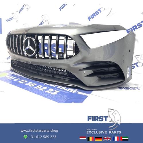 W177 Mercedes A Klasse 2020 AMG VOORBUMPER + GT GRIL COMPLEE, Auto-onderdelen, Carrosserie, Bumper, Mercedes-Benz, Voor, Gebruikt