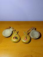 Paar vintage houten castagnetten uit de jaren 50 en 60, Ophalen