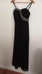 Belle robe longue noire de soirée neuve taille m, Neuf, Taille 38/40 (M), Enlèvement, Noir