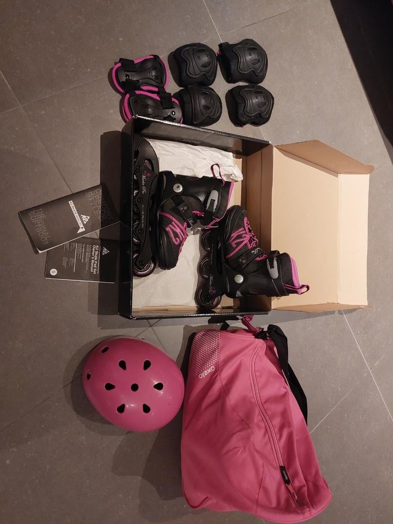 K2 Marlee Pro complete skeelerset 32-37, Maison & Meubles, Armoires | Étagères à chaussures, Enlèvement