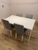 Eettafel met 4 stoelen Melltorp/Kättil, Huis en Inrichting, 50 tot 100 cm, 100 tot 150 cm, Rechthoekig, Vier personen