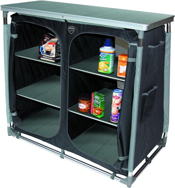 Luxe opbergkast DEFA om te kamperen, Caravans en Kamperen, Kampeermeubelen, Zo goed als nieuw, Campingkast, Ophalen