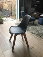 Moderne stoel (6stuks) zwart Kuip kunstof leer, Noir, Cuir, Enlèvement, Cinq, Six Chaises ou plus
