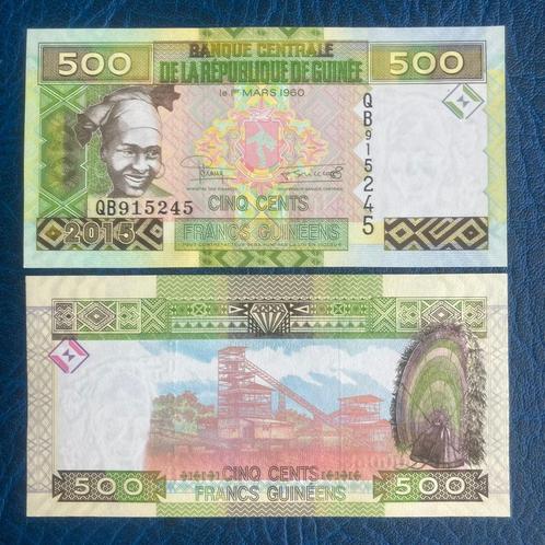 Guinée - 500 Francs 2015 - Pick 47a - UNC, Timbres & Monnaies, Billets de banque | Afrique, Billets en vrac, Guinée, Enlèvement ou Envoi