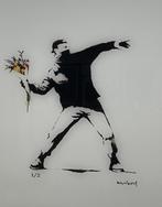 BANKSY: bedrukking op acrylglas met certificaat, Ophalen of Verzenden