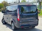 Ford Transit Custom 2.2TDCi L1H1 Faible Km 1Main Airco Capt, 2200 kW, Stof, Zwart, Blauw