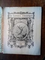 Boek la lumiére electrique (1889), Ophalen of Verzenden