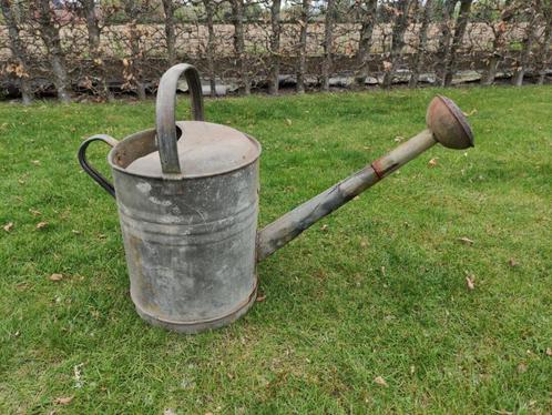 Oude zinker gieter, Tuin en Terras, Gieters, Gebruikt, Metaal, Ophalen