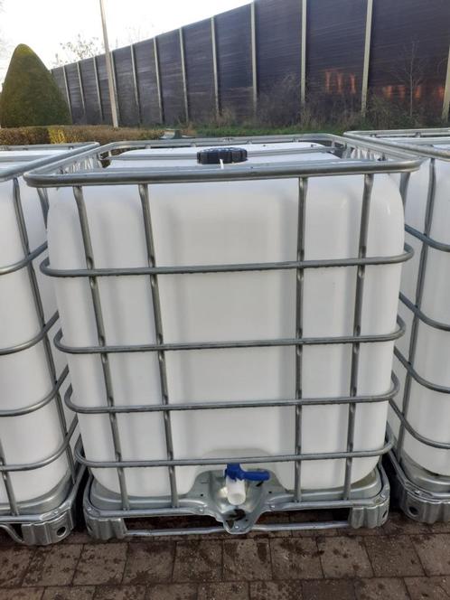 Ibc vat tank regenton 1000L GESPOELD en PROPERE., Tuin en Terras, Overige Tuin en Terras, Zo goed als nieuw, Ophalen