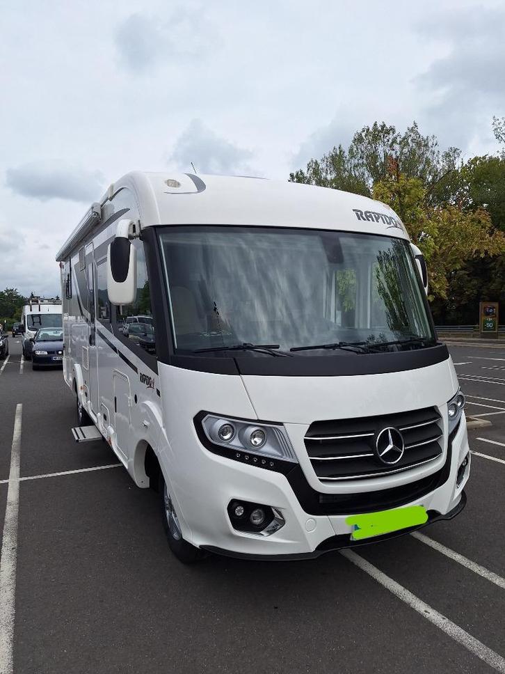 Rapido M96 met veel opties, slechts 2500 km, Caravans en Kamperen, Mobilhomes, Particulier, tot en met 4, Integraal, Rapido, Mercedes