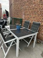 Tuinset met 4 stoelen, Tuin en Terras, Ophalen, Tuinset