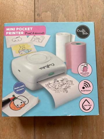 Mini pocket printer, Enlèvement, Comme neuf