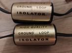 Audio groundloop isolator 2stuks, Ophalen, Zo goed als nieuw