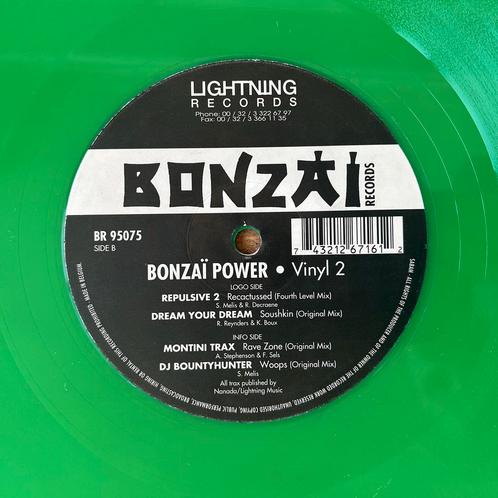 VA - Power Vinyl 2 (Bonzai, Groen vinyl), Cd's en Dvd's, Vinyl | Dance en House, Gebruikt, Techno of Trance, 12 inch, Verzenden