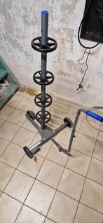 Mobile wielhouder met trolley, Auto diversen, Velgenbomen, Ophalen, Zo goed als nieuw