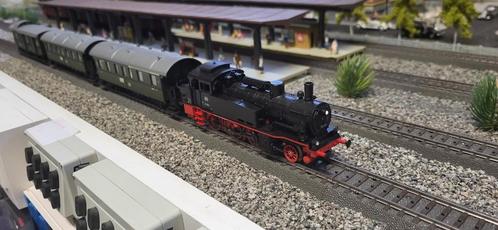 marklin BR 74 DB digitaal + rijtuigen - bijna nieuw, Hobby en Vrije tijd, Modeltreinen | H0, Zo goed als nieuw, Locomotief, Wisselstroom