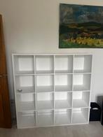 Armoire Ikea blanche à 16 compartiments, Enlèvement, Utilisé, 100 à 150 cm, 100 à 150 cm