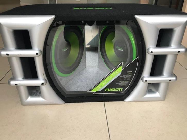 Fusion FEW-210BP  kist met 2x 10’’ woofers – 600W, Auto diversen, Autospeakers, Nieuw, Ophalen of Verzenden