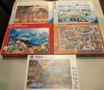 5 puzzels van 1000 stuks, Hobby en Vrije tijd, Ophalen, 500 t/m 1500 stukjes, Zo goed als nieuw, Legpuzzel