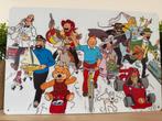 Plaque murale en métal Tintin, Enlèvement ou Envoi, Tintin, Neuf, Image, Affiche ou Autocollant