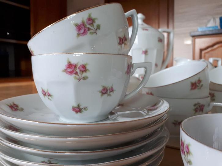 Koffieservies Porselein Victoria China, Antiek en Kunst, Antiek | Servies compleet, Ophalen
