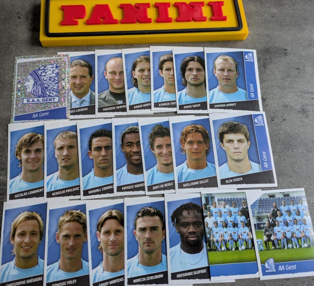 Panini football 2007 K AA GENT  21 voetbal stickers, Verzenden, Nieuw