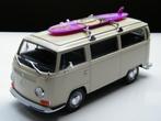 Volkswagen bus T2a Transsporter + surfboard modelauto 1:24, Welly, Envoi, Bus ou Camion, Neuf