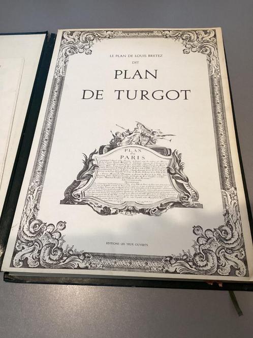 Plan van Parijs Plan Turgot. 172/a., Antiquités & Art, Art | Eaux-fortes & Gravures, Enlèvement