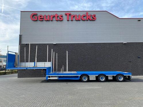 SPECIAL TRAILER 3-ASSIGE EXTENDABLE SEMI DIEPLADER/TIEFLADER, Auto's, Vrachtwagens, ABS, Aanhangers en Opleggers, Overige brandstoffen