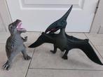 2 grote dinosauriërs dinosaurus dino's speelgoed, Kinderen en Baby's, Ophalen of Verzenden, Zo goed als nieuw