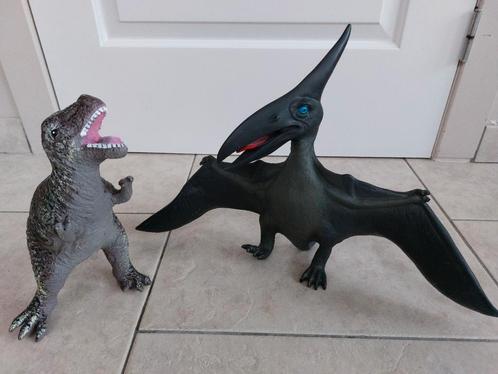 2 grands dinosaures dinosaure dino jouets, Enfants & Bébés, Jouets | Figurines, Comme neuf, Enlèvement ou Envoi