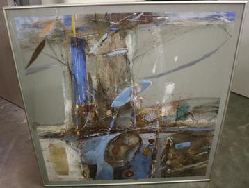 Christian AUSLOOS, abstractie op canvasboard beschikbaar voor biedingen