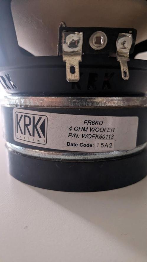 KRK 6 inch woofer NOT CENTERED, Audio, Tv en Foto, Luidsprekerboxen, Gebruikt, Ophalen of Verzenden