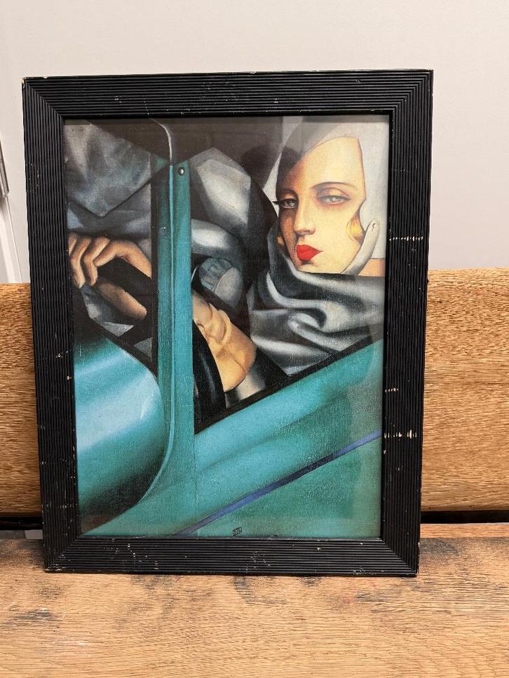 impression d'une peinture Art Déco emblématique, Antiquités & Art, Art | Peinture | Moderne, Enlèvement ou Envoi